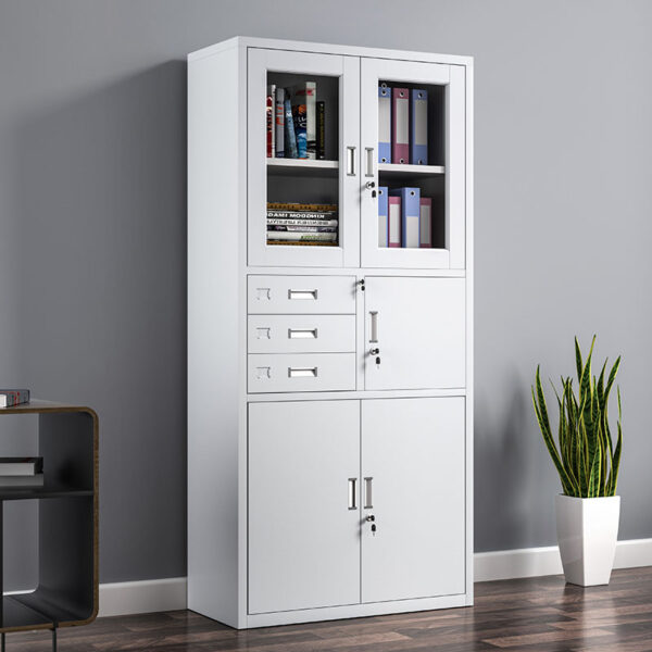 reception desk, coat hanger, workstation, ergonomic seat, filling cabinet, waiting bench, safe