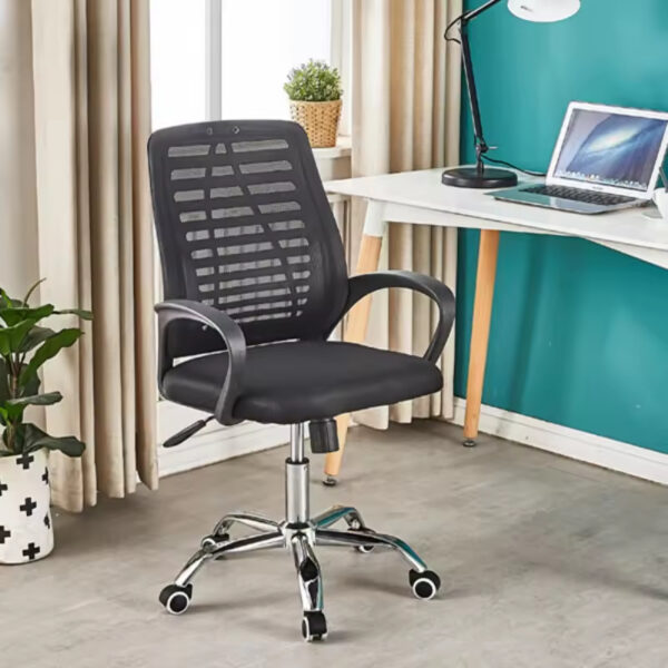 executive seat, workstation, waiting bench, filling cabinet, ergonomic office seat, coat hanger, wooden credenza