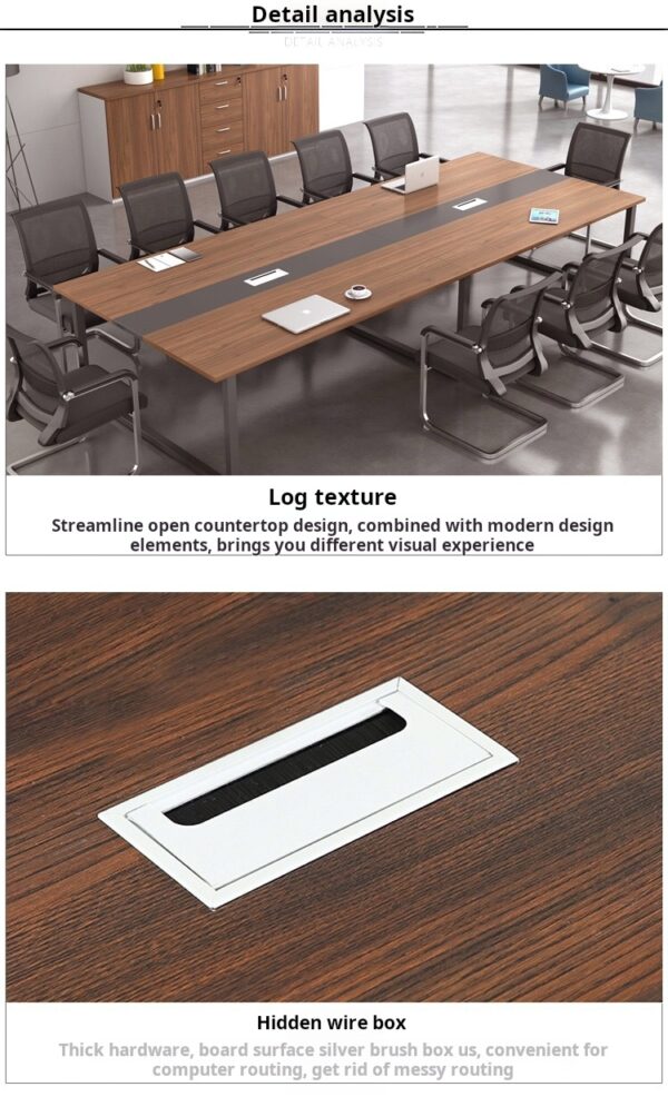 reception desk, boardroom table, safe, filling cabinet, waiting bench