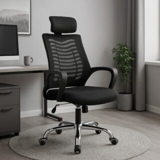 reception desk, coat hangers, workstations, filling cabinets, office seat, clerical seat, strong mesh seat, foldable seat, executive desk