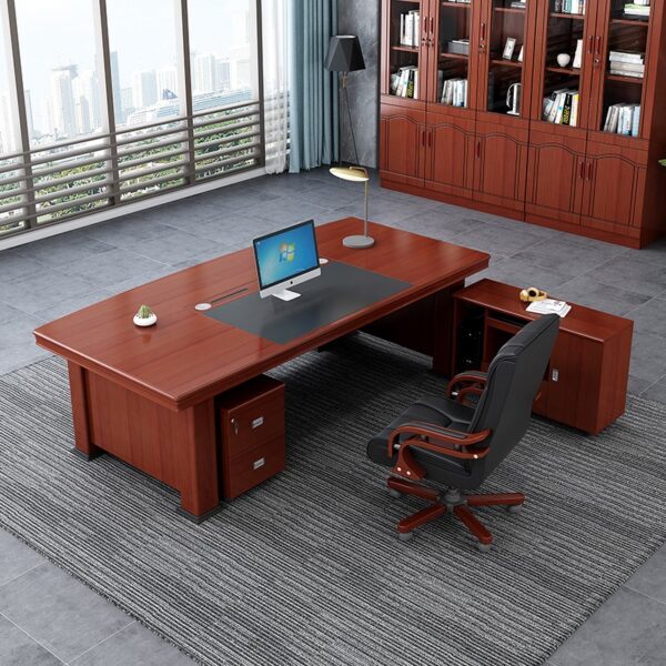 Executive desk, safe, boardroom table, workstation, secretarial seat, clerical seat, filling cabinet, adjustable table, reception desk, waiting bench