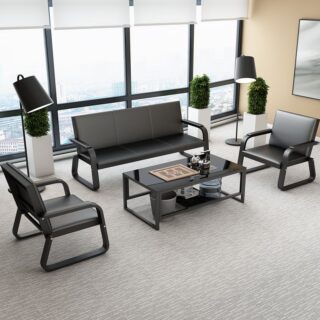 waiting bench, workstation, boardroom, safe, filling cabinet, coffee table, visitor seat, credenza, reception desk, swivel seat