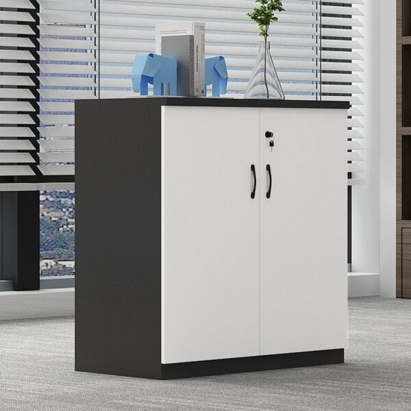 reception desk, safe, executive desk, secretarial seat, wooden cabinet, visitor seat, office desk, boardroom table, Eames seat, Cabinet