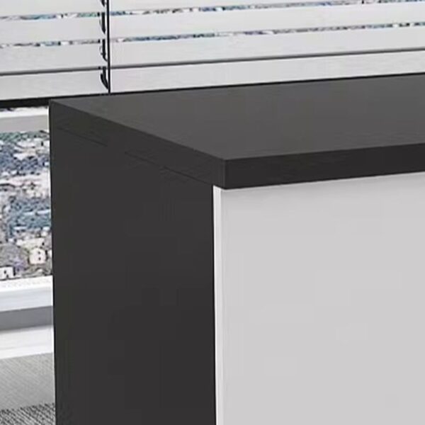 reception desk, safe, executive desk, secretarial seat, wooden cabinet, visitor seat, office desk, boardroom table, Eames seat, Cabinet