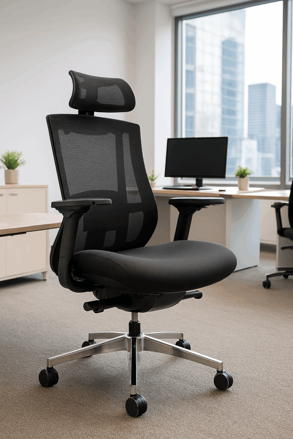ergonomic seat, office desk, coffee table, reception desk, workstation, waiting bench, coat hanger, safe, conference seat