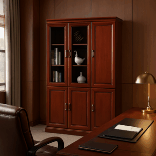 reception desk, filling cabinet, waiting sofa, safe, boardroom table, credenza, coffee table
