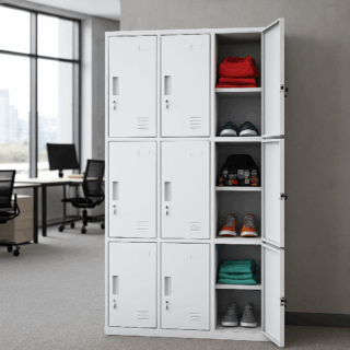 waiting bench, filling cabinet, Eames table, conference table. orthopedic seat, executive desk, coat hanger
