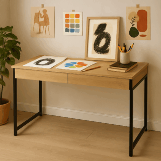 waiting bench, filling cabinet, workstation, safe, boardroom table, Eames table, study desk