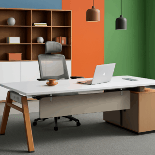 reception desk, filling cabinet, ergonomic seat, boardroom table, visitor seat, waiting sofa, coffee table, coat hanger, foldable table