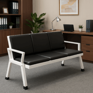 coffee table, workstation, foldable table, metallic cabinet, safe, coat hanger, conference seat, pedestal, visitor seat, office desk, waiting sofa, credenza, mesh seat, Eames seat