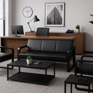 waiting bench, coat hanger, workstation, executive desk, boardroom table, advanced desk, executive seat, credenza