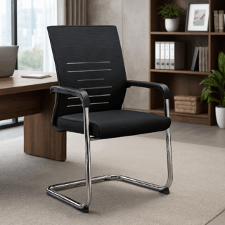 ergonomic seat, coat hanger, visitor seat, boardroom table, filling cabinet, safe, workstation