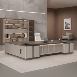 advanced desk, coat hanger, orthopedic seat, executive desk, foldable table, reception desk, strong mesh seat, credenza, safe, director's seat