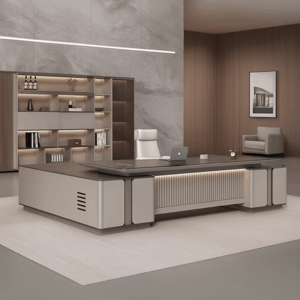 advanced desk, coat hanger, orthopedic seat, executive desk, foldable table, reception desk, strong mesh seat, credenza, safe, director's seat