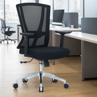 secretarial seat, executive desk, filling cabinet, credenza, waiting sofa, boardroom table, metallic cabinet, ergonomic seat