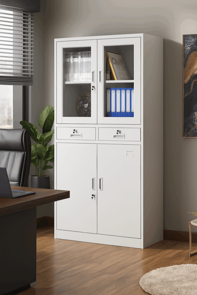2-Door Metallic Office Filling Cabinet – Nicmaa Furniture
