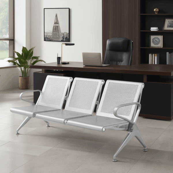 reception desk, safe, executive desk, secretarial seat, wooden cabinet, visitor seat, office desk, boardroom table, Eames seat, Cabinet