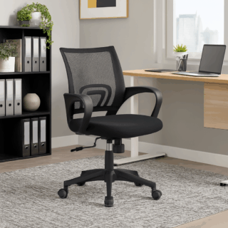 orthopedic seat, coffee table, wooden cabinet, secretarial seat, executive desk, pedestal, credenza
