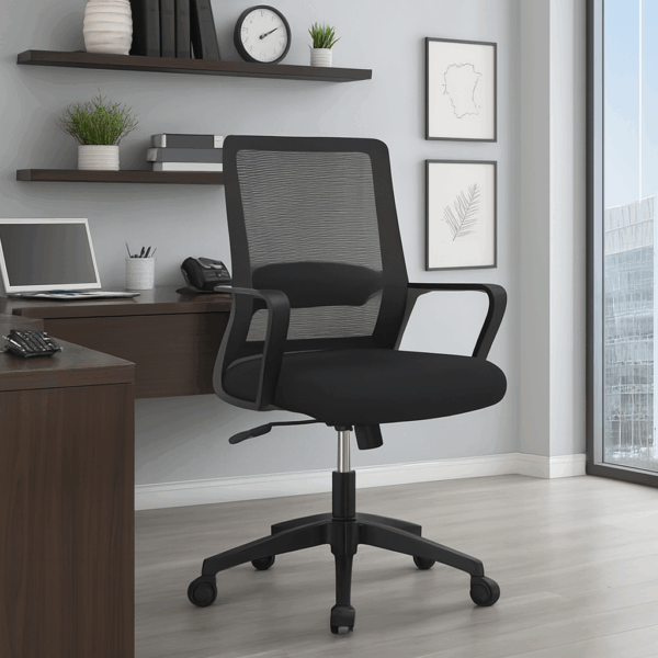 secretarial seat, executive desk, boardroom table, office desk, visitor seat, waiting bench, filling cabinet, ergonomic seat
