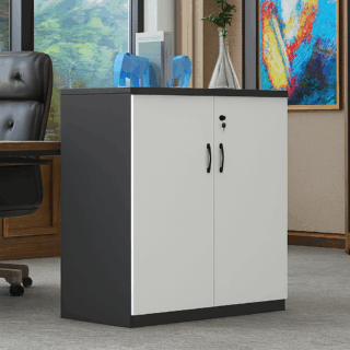 reception desk, safe, executive desk, secretarial seat, wooden cabinet, visitor seat, office desk, boardroom table, Eames seat, Cabinet