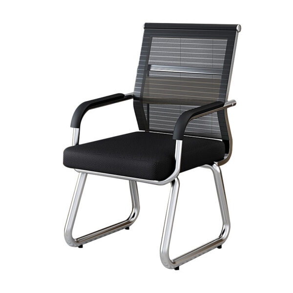 visitor seat, strong mesh seat, office desk, metallic cabinet, reception desk, coat hanger, boardroom table, office seat, safe