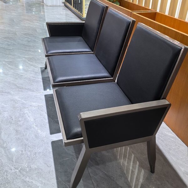 reception desk, waiting bench, secretarial seat, pedestal, waiting sofa, executive desk, office seat