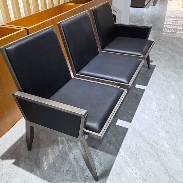 reception desk, waiting bench, secretarial seat, pedestal, waiting sofa, executive desk, office seat