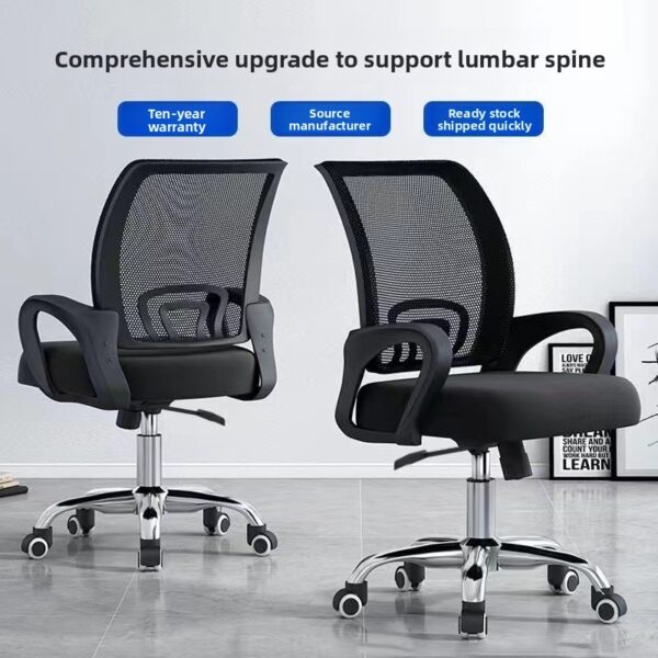 secretarial seat, waiting bench, visitor seat, workstation, coffee table, executive desk, pedestal, credenza, wooden cabinet, advanced desk, mesh seat