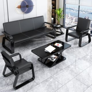 orthopedic seat, executive desk, visitor seat, safe, waiting sofa, conference seat, credenza, metallic cabinet, reception desk, boardroom table, office desk, Eames table