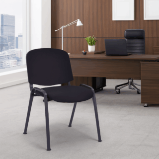 Executive desk, conference seat, waiting sofa, coat hanger, metallic cabinet, orthopedic seat