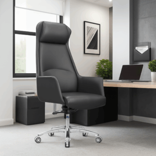 orthopedic seat, pedestal, boardroom table, credenza, safe, waiting sofa, coat hanger, reception desk, secretarial seat, conference table, filling cabinet