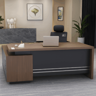 office desk, orthopedic seat, reception desk, conference table, visitor seat, workstation, coffee table, waiting bench, wooden cabinet, executive seat