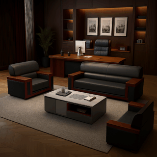 workstation, ergonomic seat, office desk, executive desk, pedestal, metallic cabinet, adjustable desk, visitor seat, coat hanger