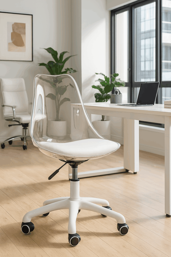 orthopedic seat, coat hanger, reception desk, executive desk, waiting bench, pedestal, metallic cabinet, credenza, Eames table, study desk, training seat