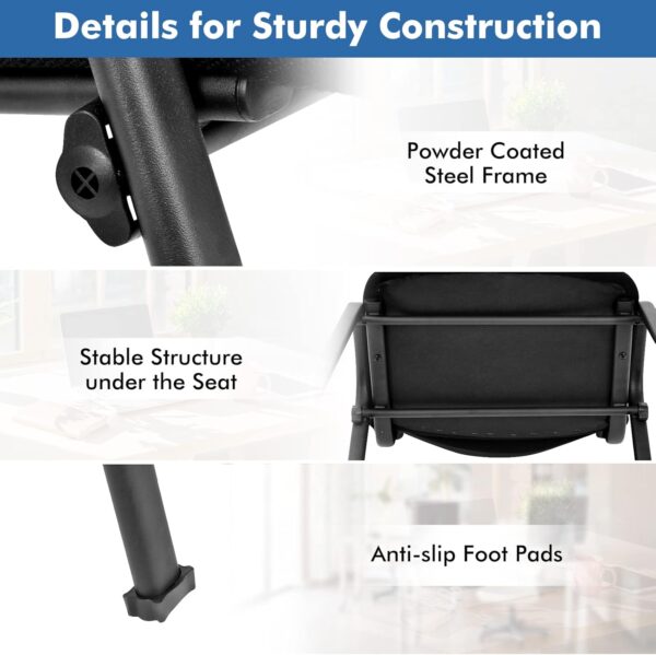 Executive desk, conference seat, waiting sofa, coat hanger, metallic cabinet, orthopedic seat