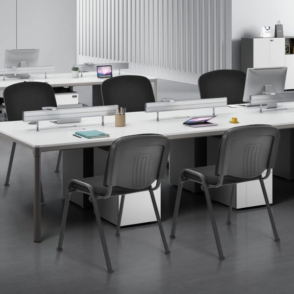 Executive desk, conference seat, waiting sofa, coat hanger, metallic cabinet, orthopedic seat