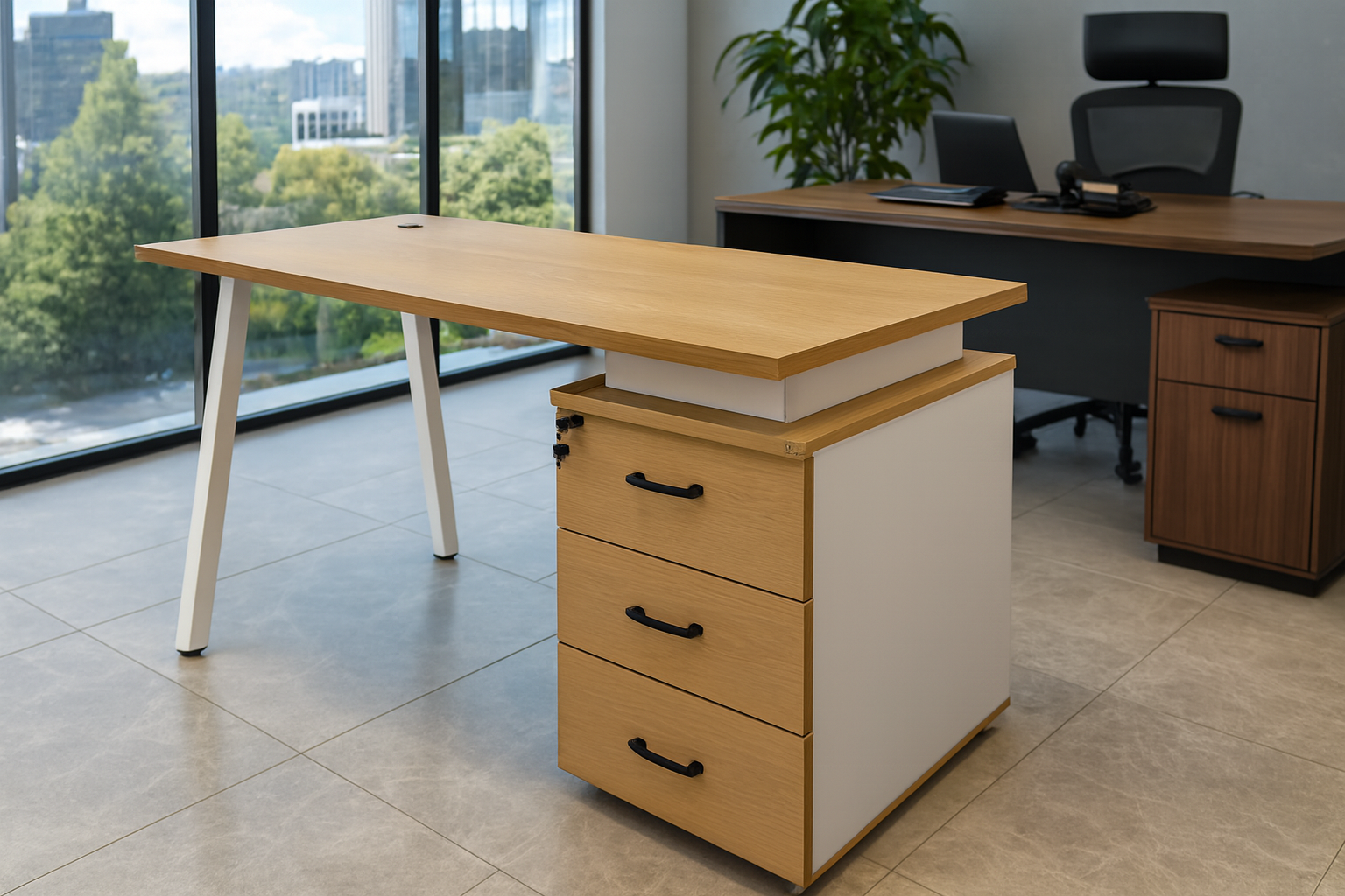 secretarial seat, advanced desk, directors seat, conference seat, waiting bench, simple waiting sofa, credenza, banquet, wooden cabinet, pedestal, Eames seat