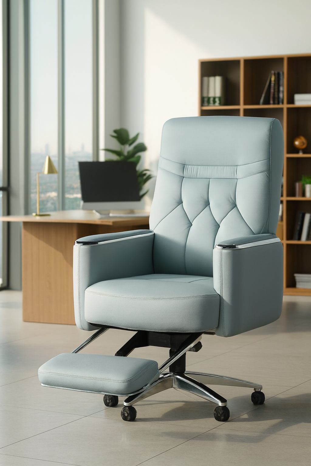 safe, office seat, advanced desk, conference seat, waiting bench, pedestal, visitor seat, boardroom table, ergonomic seat, credenza, office desk, executive seat, workstation, coffee table, foldable desk