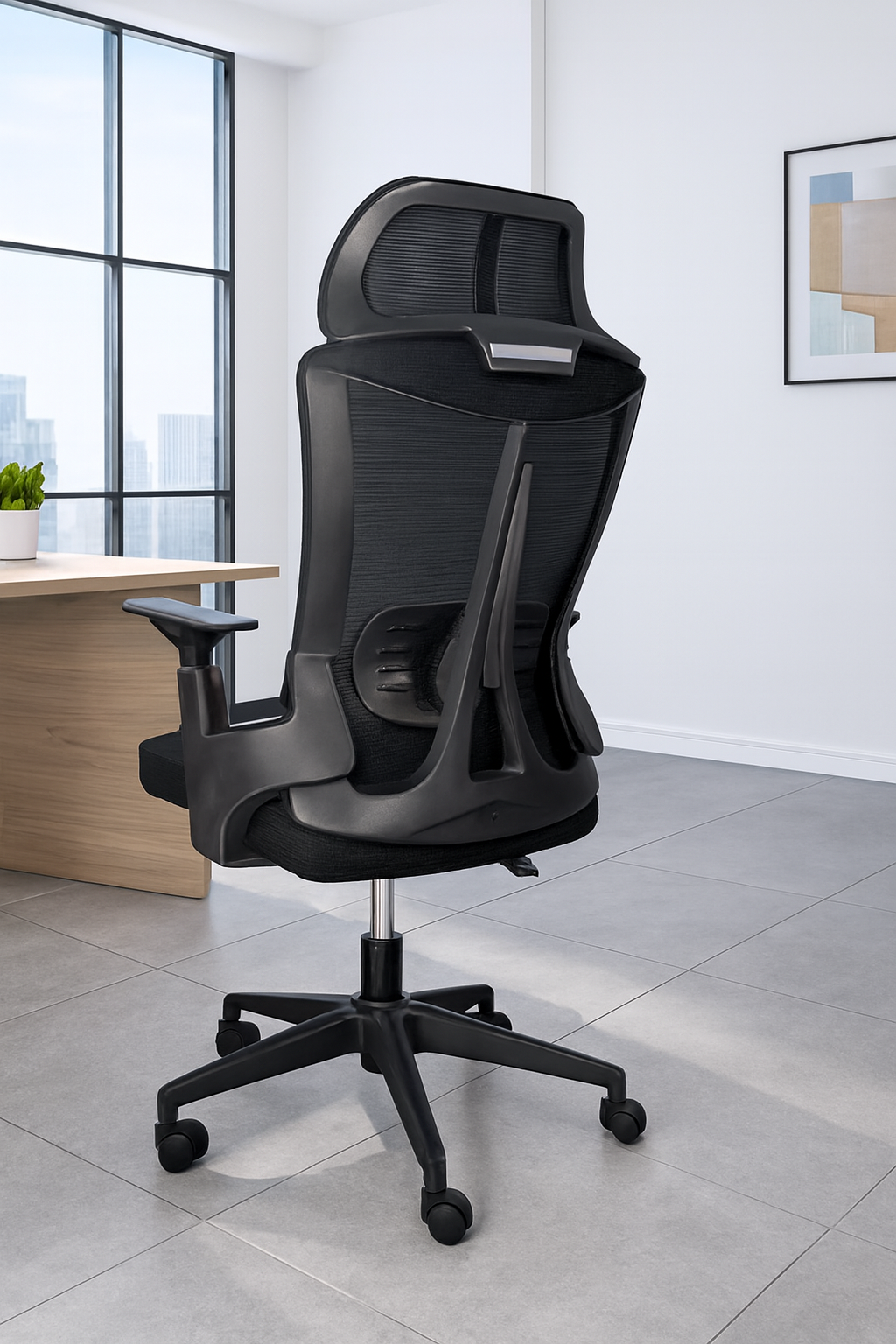 adjustable desk, pedestal, boardroom table, ergonomic seat, banquet seat, visitor seat, boardroom table, coat hanger, safe, credenza