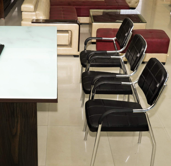 workstation, reception desk, filling cabinet, ergonomic seat, waiting bench, visitor seat, advanced desk