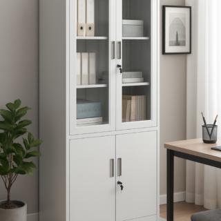 workstation, reception desk, filling cabinet, ergonomic seat, waiting bench, visitor seat, advanced desk