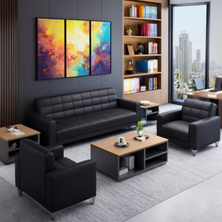 advanced desk, reception desk, filling cabinet, waiting bench, orthopedic seat, banquet, boardroom table, confertence seat, visitor seat