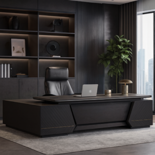 executive desk, boardroom seat, orthopedic seat. waiting bench, credenza cabinet, reception desk, metallic cabinet