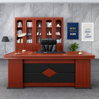 wooden cabinet, reception desk, executive seat, credenza cabinet, coffee table, workstation, visitor seat, advanced desk