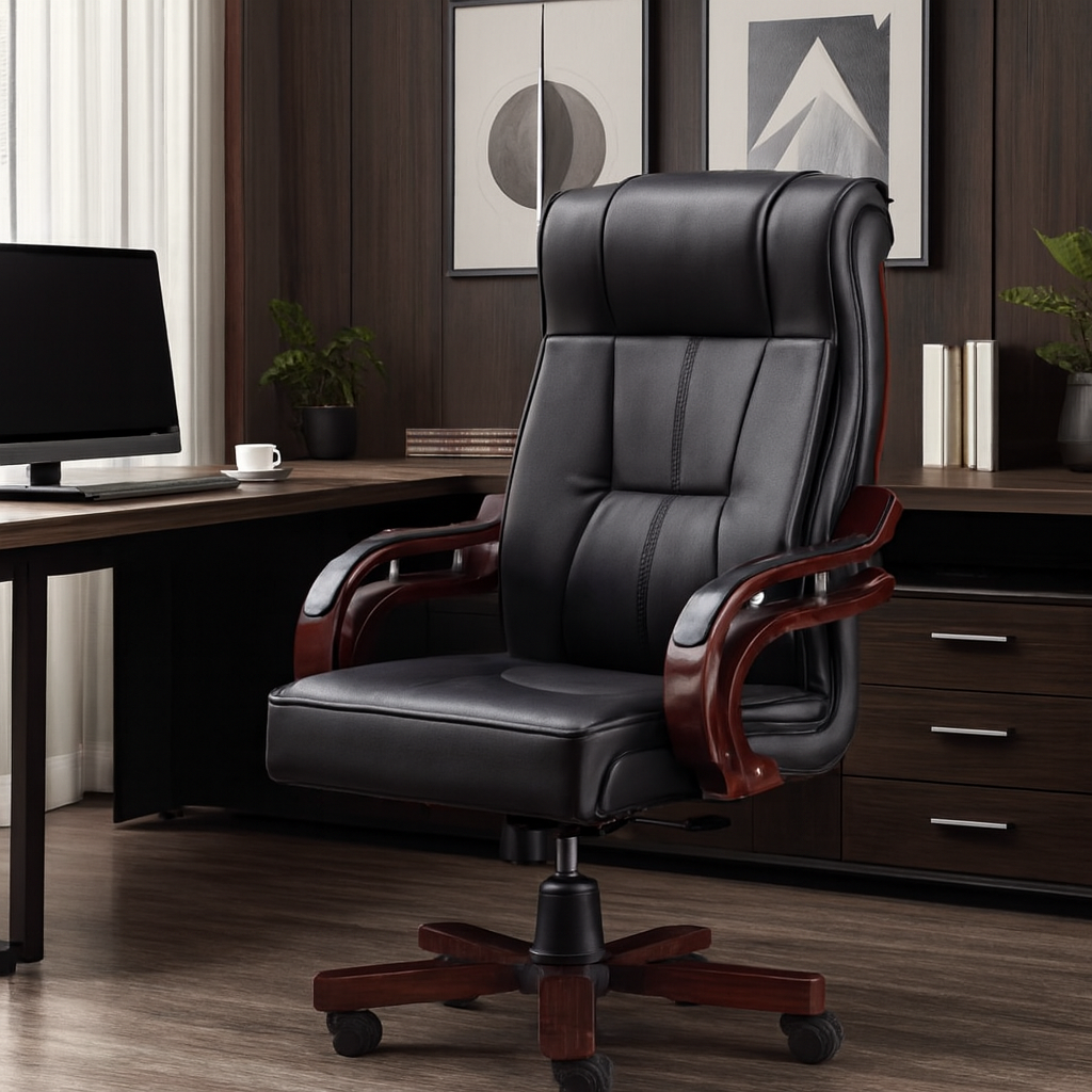 executive seat, waiting bench, visitor seat, ergonomic seat, foldable desk, conference table, safe, coat hanger, advanced desk