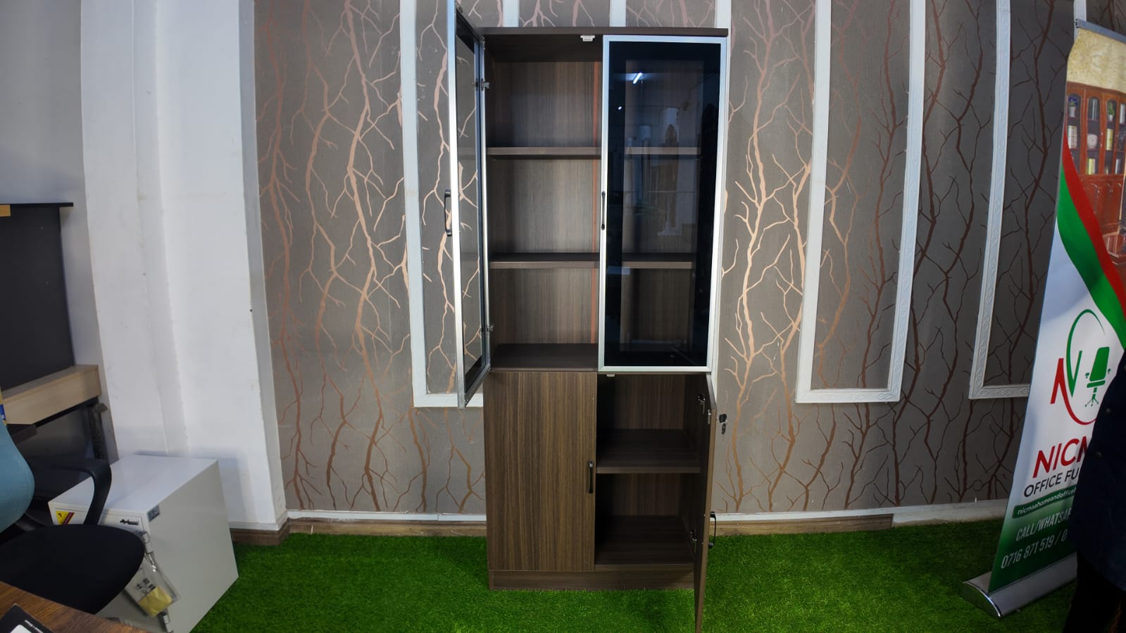 executive seat, waiting bench, visitor seat, ergonomic seat, foldable desk, conference table, safe, coat hanger, advanced desk