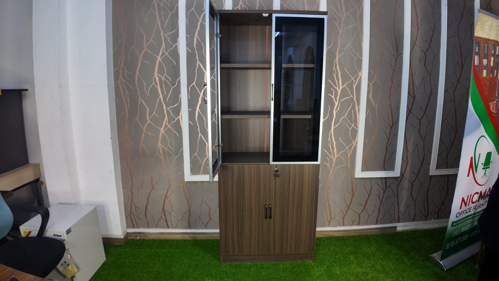 executive seat, waiting bench, visitor seat, ergonomic seat, foldable desk, conference table, safe, coat hanger, advanced desk